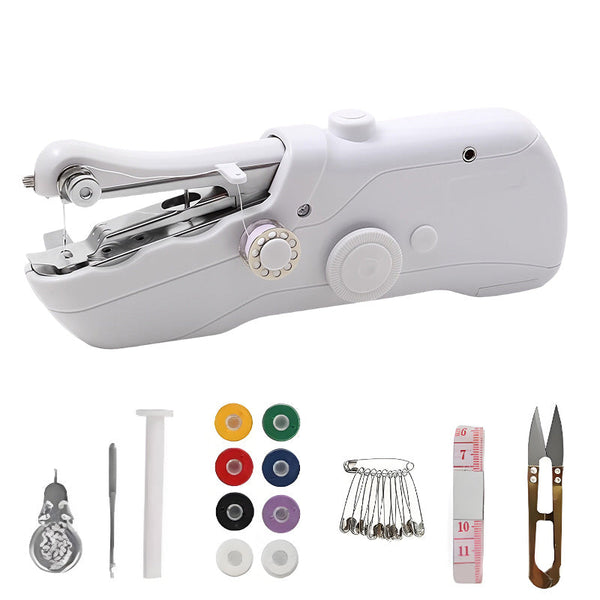 StitchGo™ | Tragbare Mini-Elektro-Nähmaschine mit Zubehörset & 3 Geschwindigkeiten