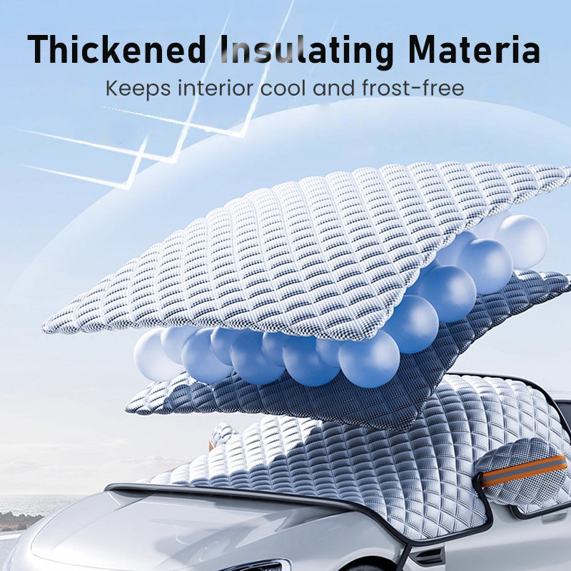 FrostGuard™ Auto-Windschutzscheibenabdeckung | Schutz vor Eis, Schnee & Sonne