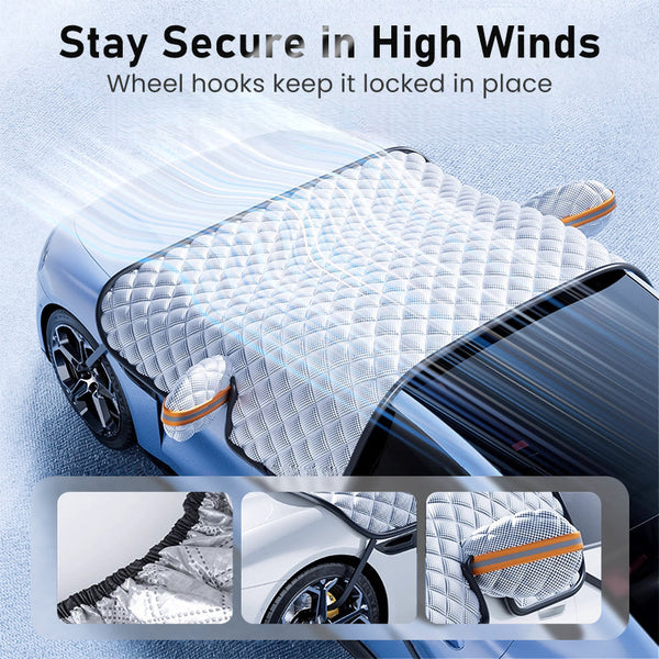 FrostGuard™ Auto-Windschutzscheibenabdeckung | Schutz vor Eis, Schnee & Sonne