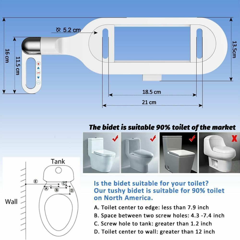 PureWash™ Bidet-Aufsatz mit Doppel-Düse | Hygienisches Upgrade für deine Toilette