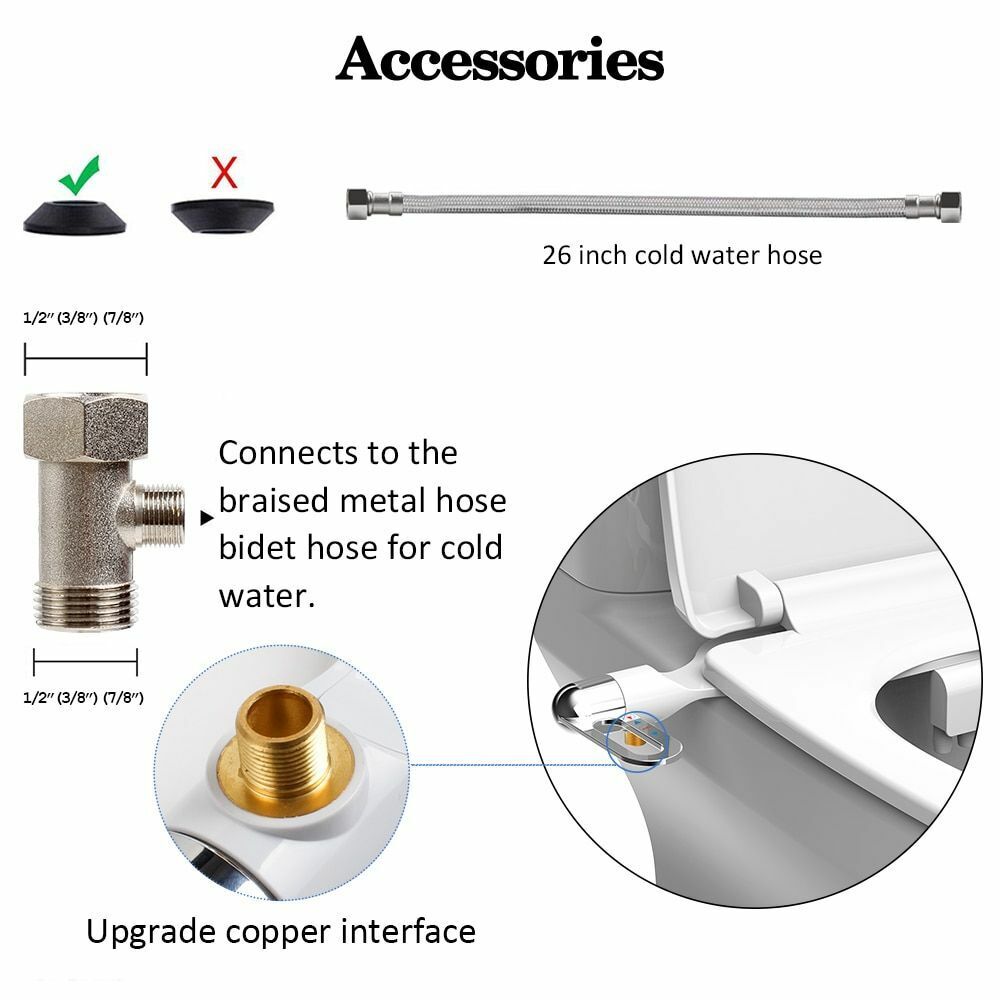 PureWash™ Bidet-Aufsatz mit Doppel-Düse | Hygienisches Upgrade für deine Toilette