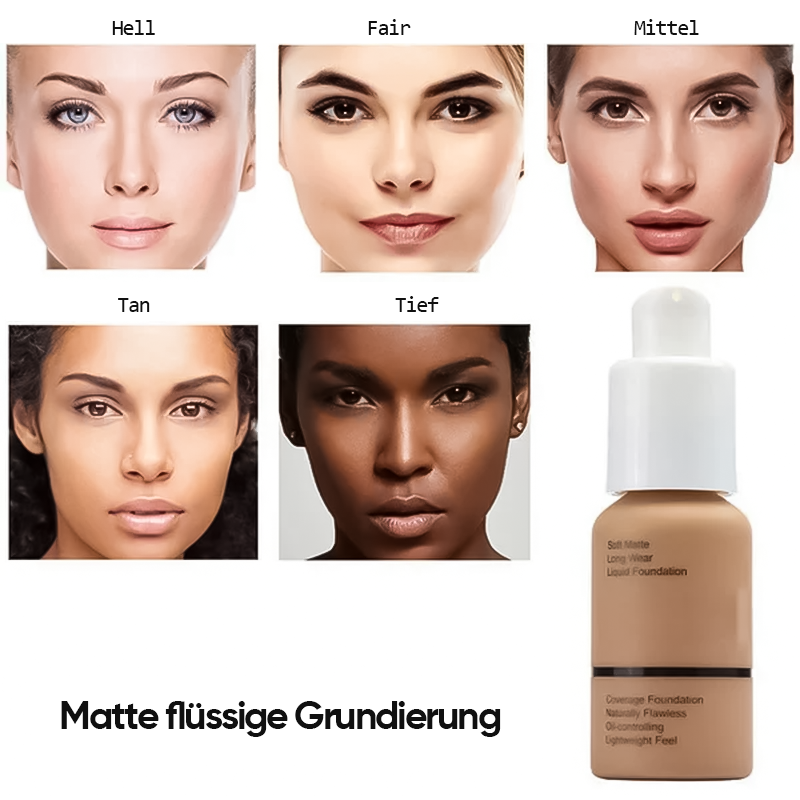 Soft Matte Liquid Foundation 🔥KAUFEN SIE 1 UND ERHALTEN SIE 1 GRATIS (2 Flaschen)