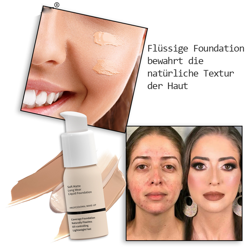 Soft Matte Liquid Foundation 🔥KAUFEN SIE 1 UND ERHALTEN SIE 1 GRATIS (2 Flaschen)