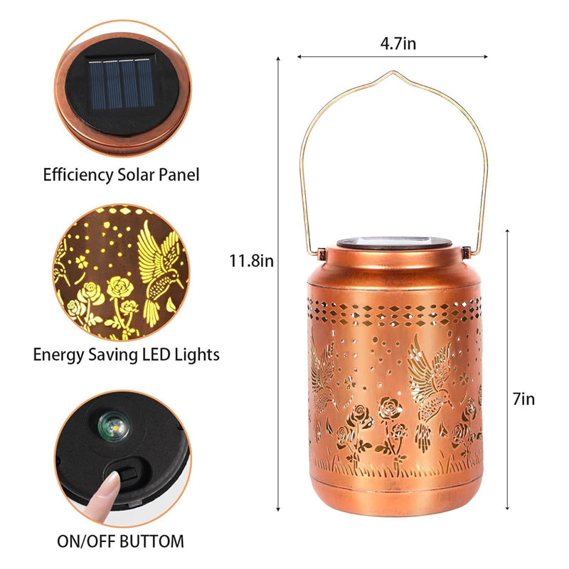 🔥Solange der Vorrat reicht 40 % Rabatt!🎉Solar-Kolibri-Laterne für die Gartendekoration