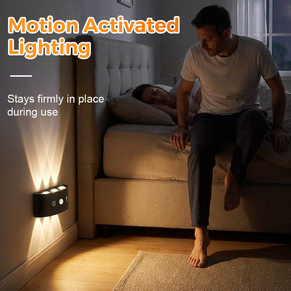 Noxluma™ LED-Wandleuchte mit Bewegungssensor | Kabelloses Licht ohne Bohren