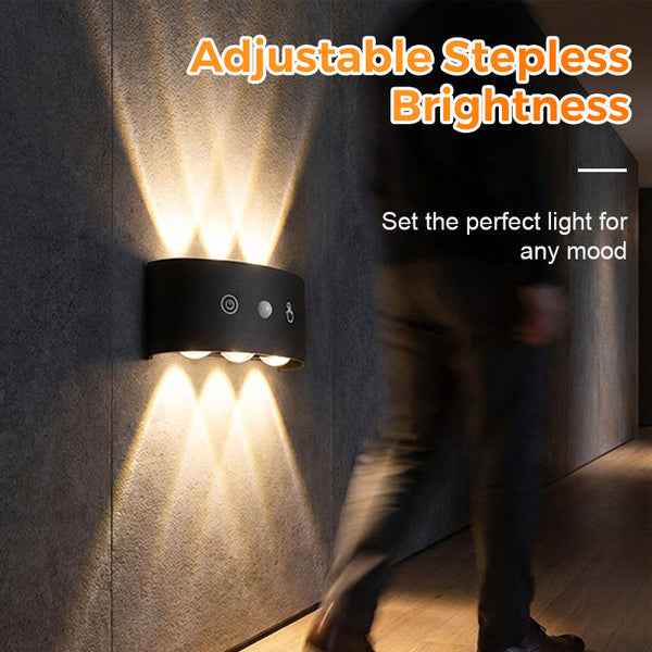 Noxluma™ LED-Wandleuchte mit Bewegungssensor | Kabelloses Licht ohne Bohren