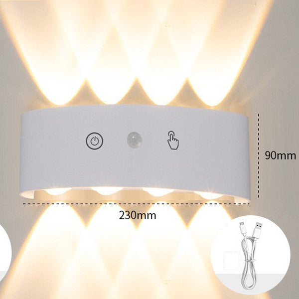 Noxluma™ LED-Wandleuchte mit Bewegungssensor | Kabelloses Licht ohne Bohren