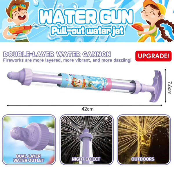 🌈 Leuchtende Regenbogen-LED-Wasserpistole | Sommerlicher Spaß, der wie von Zauberhand zum Leben erwacht!