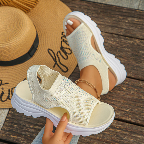 🔥🔥 Atmungsaktive Plateau-Sandalen aus Mesh für Damen