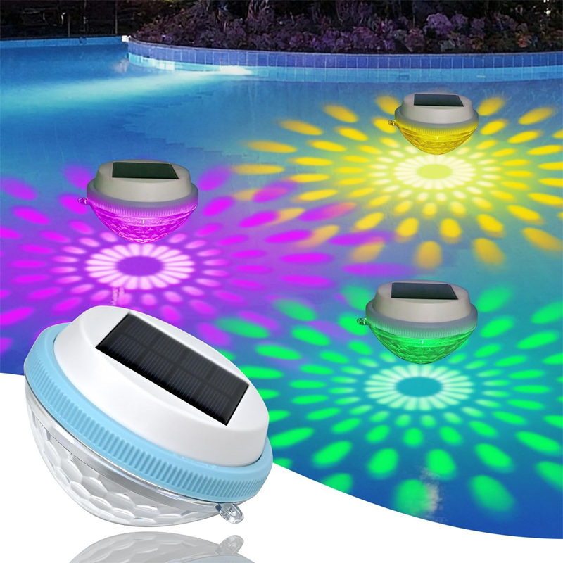 LED-Solar-Schwimmleuchte für den Pool