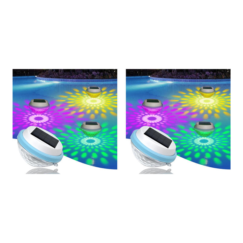 LED-Solar-Schwimmleuchte für den Pool