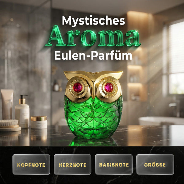 Noctura™ Eau de Parfum in Eulenform – Ein Duft voller Eleganz & Geheimnis