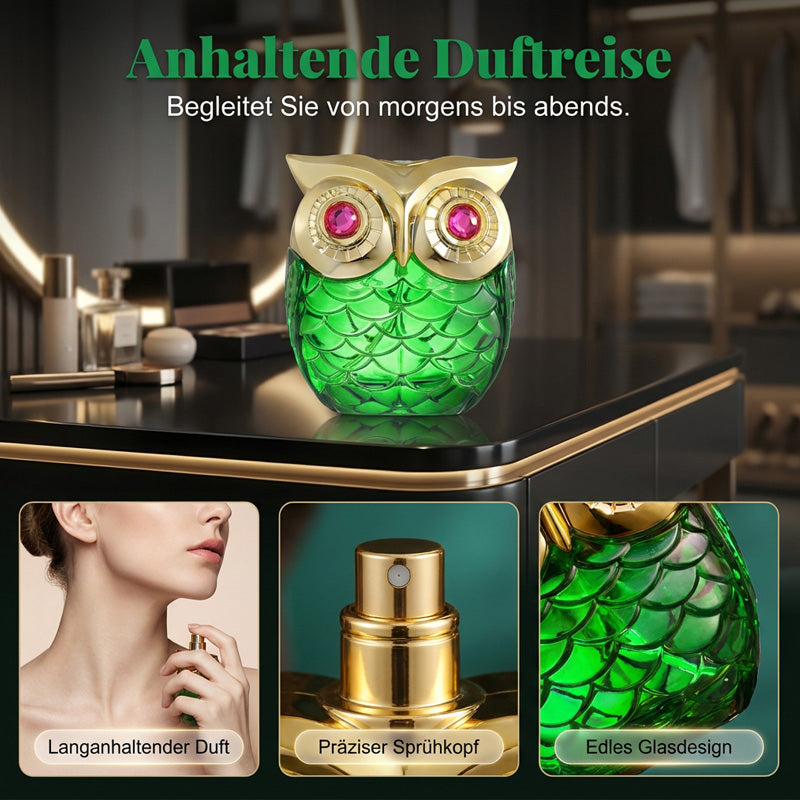 Noctura™ Eau de Parfum in Eulenform – Ein Duft voller Eleganz & Geheimnis