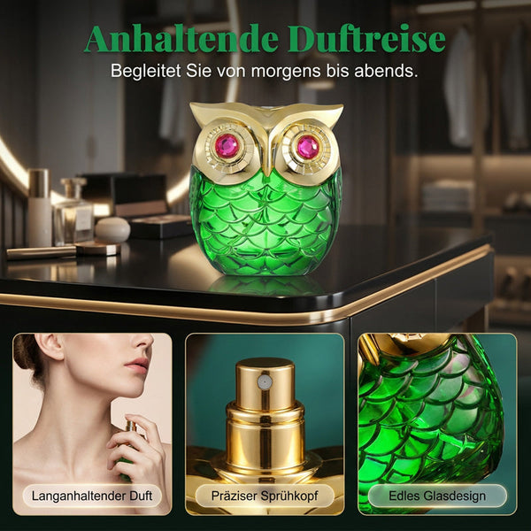 Noctura™ Eau de Parfum in Eulenform – Ein Duft voller Eleganz & Geheimnis