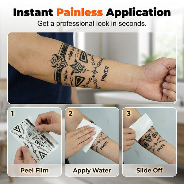 Wasserdichter temporärer Armband-Tattoo-Aufkleber