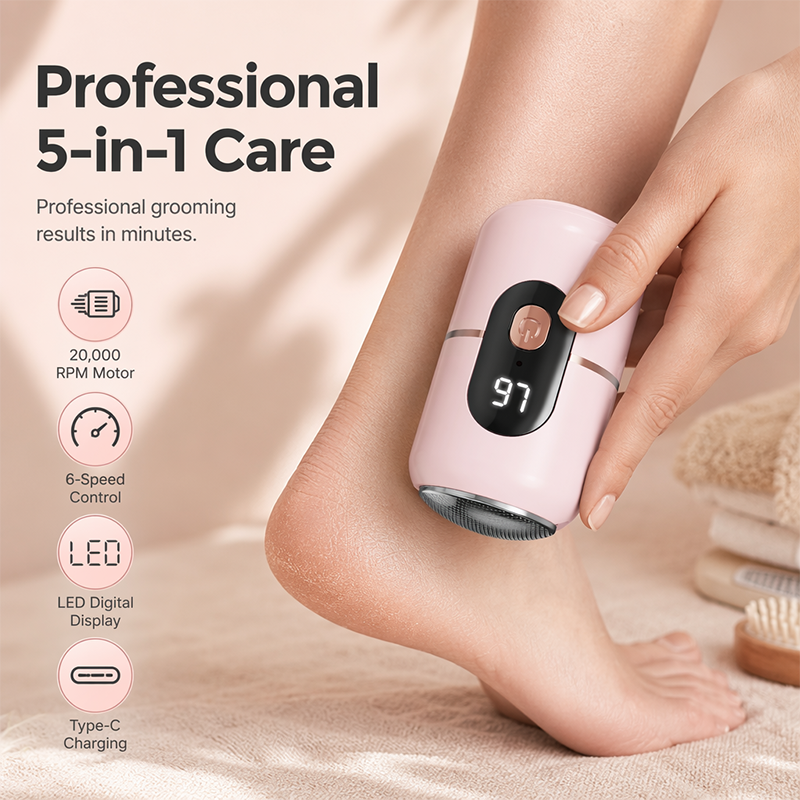 PediCare™ | Elektrischer Fußhobel – Für Weiche, Hornhautfreie Füße