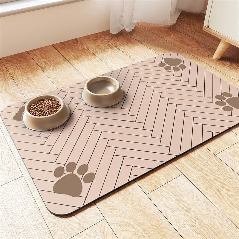 PetDry™ Futtermatte für Hunde & Katzen | Sauberer Futterplatz & pflegeleichte Unterlage