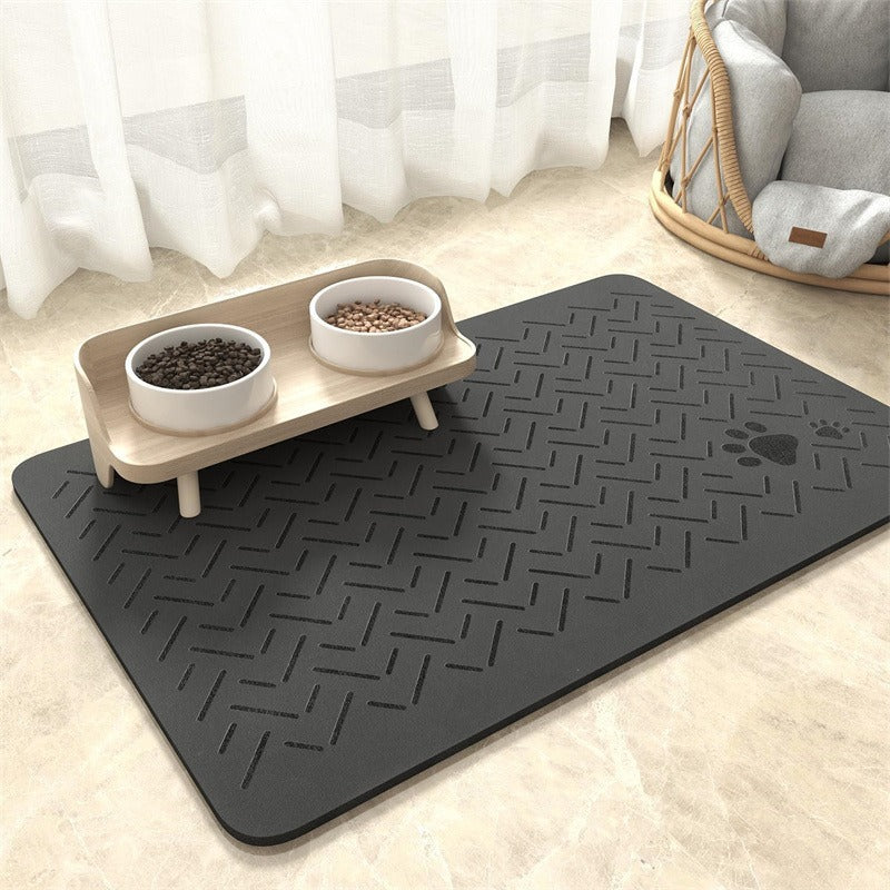 PetDry™ Futtermatte für Hunde & Katzen | Sauberer Futterplatz & pflegeleichte Unterlage