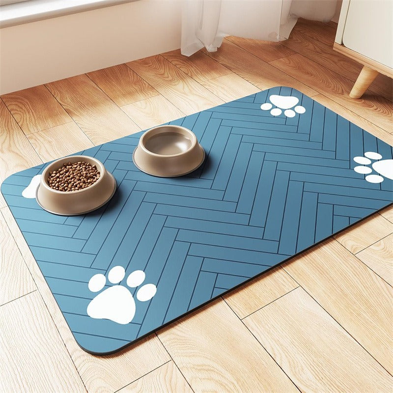 PetDry™ Futtermatte für Hunde & Katzen | Sauberer Futterplatz & pflegeleichte Unterlage