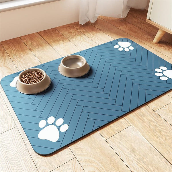 PetDry™ Futtermatte für Hunde & Katzen | Sauberer Futterplatz & pflegeleichte Unterlage