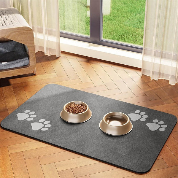 PetDry™ Futtermatte für Hunde & Katzen | Sauberer Futterplatz & pflegeleichte Unterlage