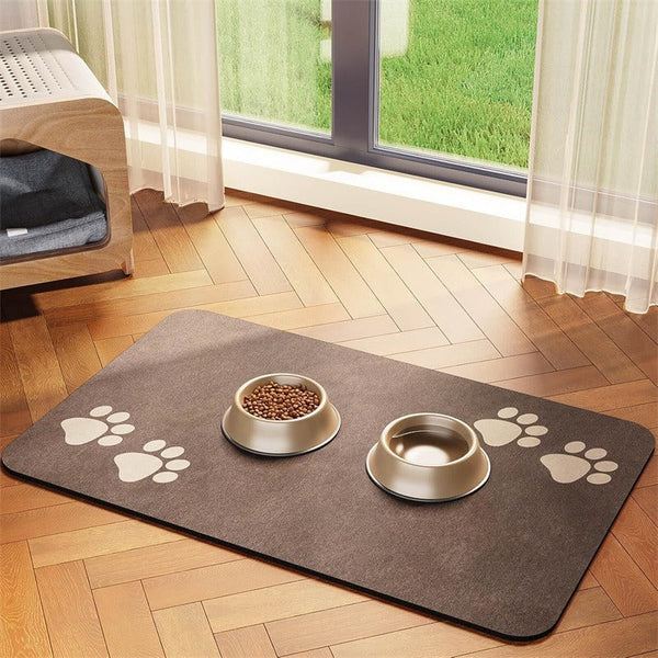 PetDry™ Futtermatte für Hunde & Katzen | Sauberer Futterplatz & pflegeleichte Unterlage
