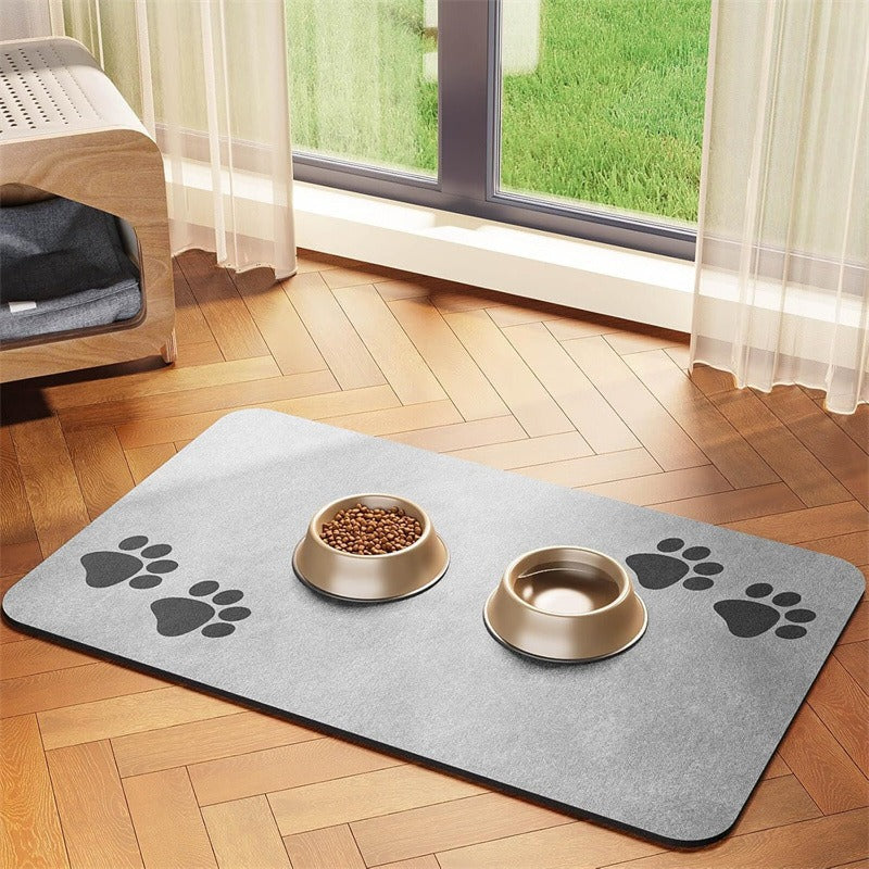 PetDry™ Futtermatte für Hunde & Katzen | Sauberer Futterplatz & pflegeleichte Unterlage