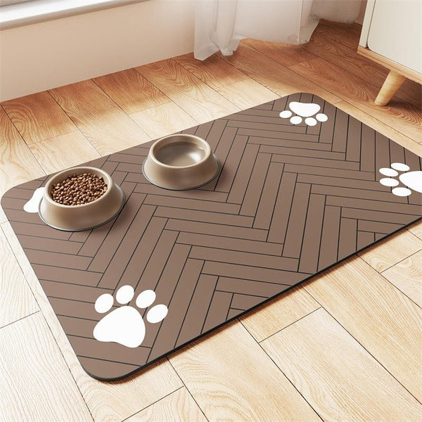 PetDry™ Futtermatte für Hunde & Katzen | Sauberer Futterplatz & pflegeleichte Unterlage