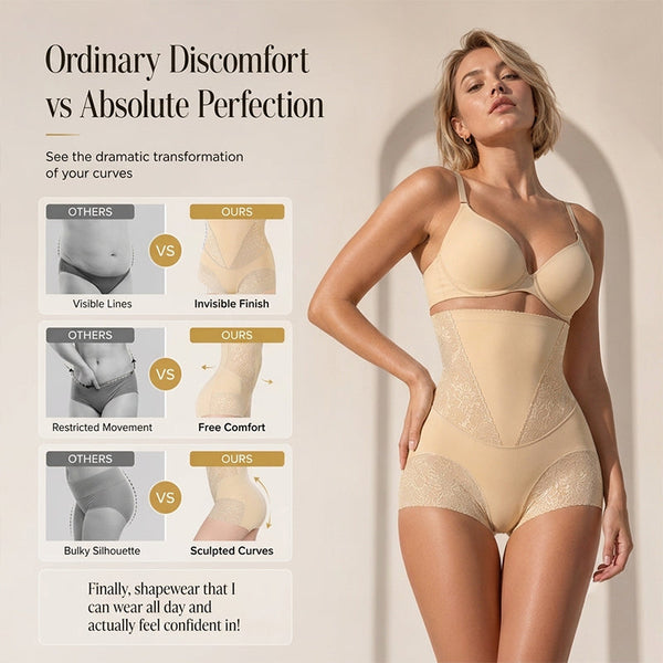 SculptFit™ High-Waist Shapewear-Slip – Für Eine Glatte, Schöne Silhouette