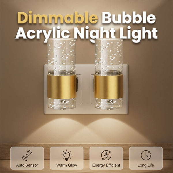 Glimora™ LED-Sensor-Nachtlicht | Automatisches Licht mit elegantem Gold-Design