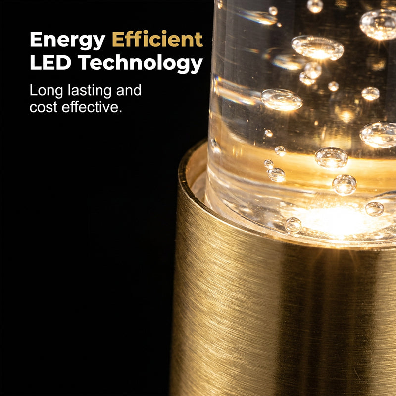 Glimora™ LED-Sensor-Nachtlicht | Automatisches Licht mit elegantem Gold-Design