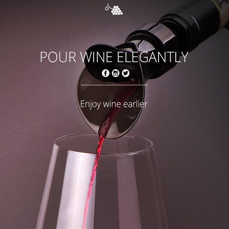 VinoLuxe™ 2-in-1 Weinverschluss mit Ausgießer – Frische bewahren & sauber servieren