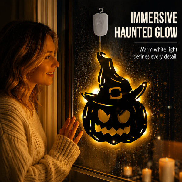 HauntGlow™ Halloween-Hängelichter | Gruselige Silhouetten für eine stimmungsvolle Halloween-Deko