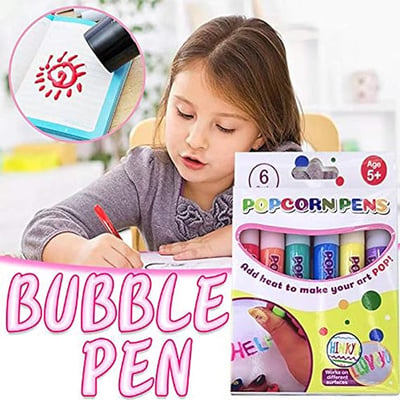 PuffyPop™ 3D Malstifte – Kreativer Bastelspaß mit aufplusterndem Farbeffekt