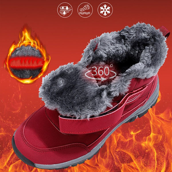 WarmStep™ Kuschelige Winterstiefel – Warme Füße & rutschhemmende Sohlen für kalte Tage