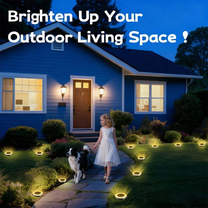 TerraGlow™ Solar-Gartenleuchten im 4er-Set | Stimmungsvolle Gartenwege ohne Kabel