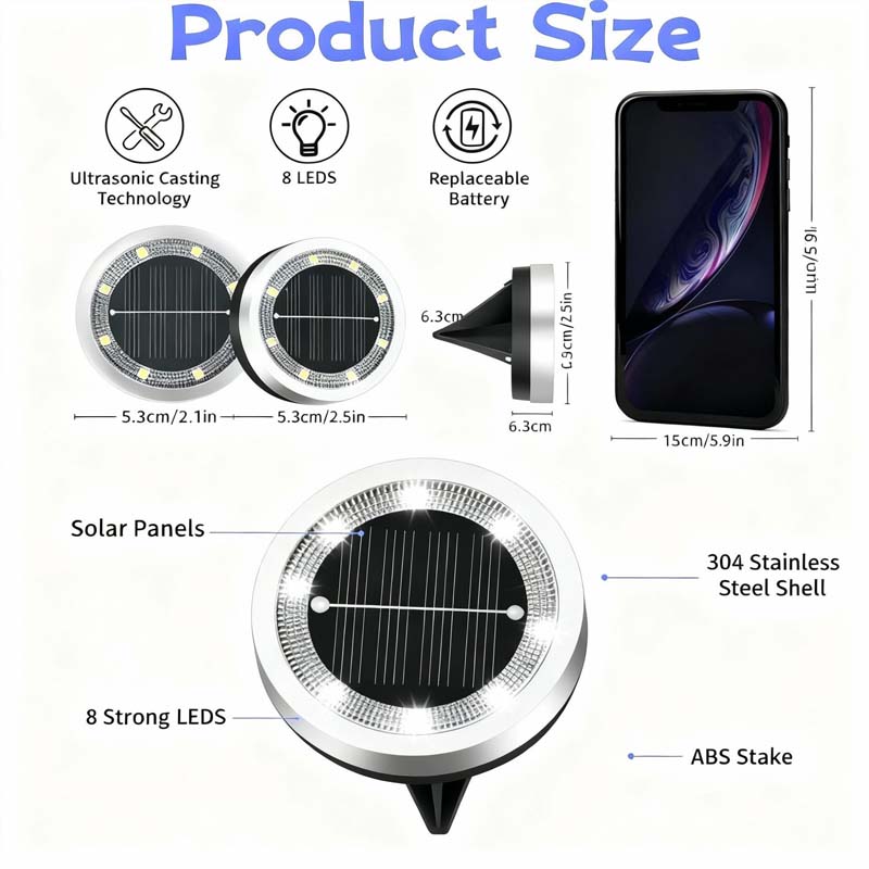 TerraGlow™ Solar-Gartenleuchten im 4er-Set | Stimmungsvolle Gartenwege ohne Kabel