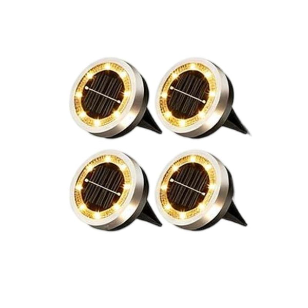 TerraGlow™ Solar-Gartenleuchten im 4er-Set | Stimmungsvolle Gartenwege ohne Kabel