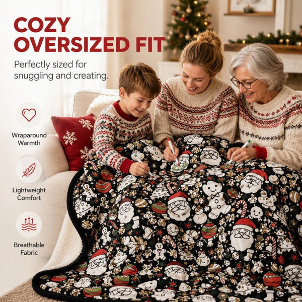 ColorNest™ DIY-Maldecke für die ganze Familie | Kreativer Malspaß & kuschelige Wärme