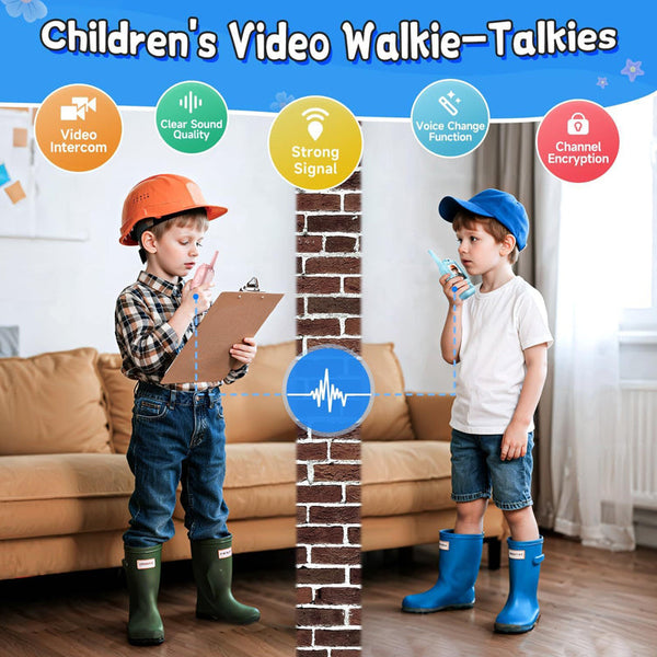 VoxiPlay™ Kinder-Video-Walkie-Talkies – Sofort kommunizieren & gemeinsam Abenteuer erleben