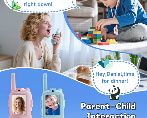 VoxiPlay™ Kinder-Video-Walkie-Talkies – Sofort kommunizieren & gemeinsam Abenteuer erleben