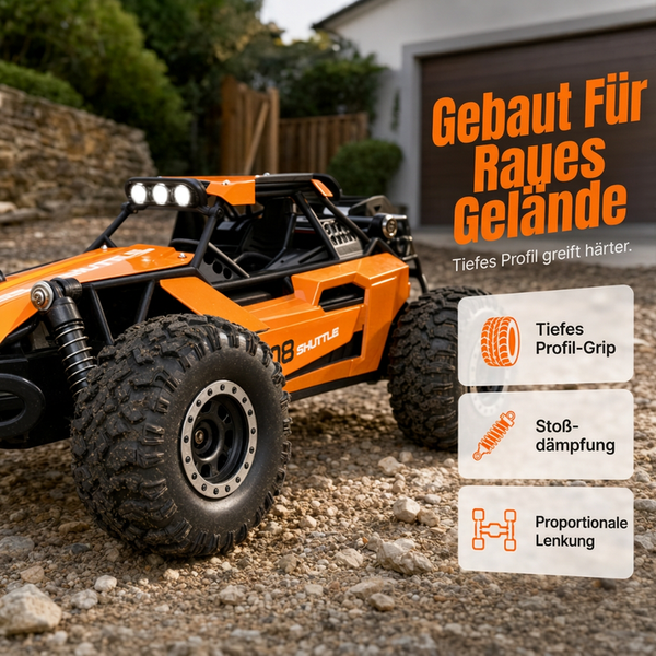 TerraRex™ Hochgeschwindigkeits-RC-Geländewagen – 4WD-Offroad-Action, stabile Fahrt & starke Federung