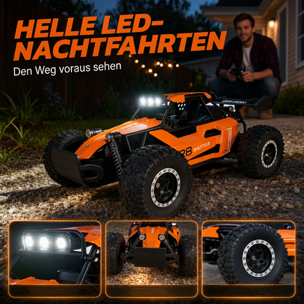 TerraRex™ Hochgeschwindigkeits-RC-Geländewagen – 4WD-Offroad-Action, stabile Fahrt & starke Federung
