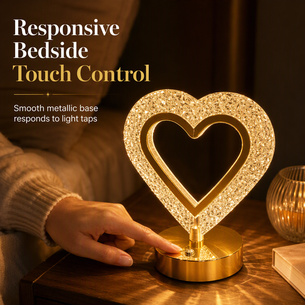 Prismora™ Kristall-Tischlampe | Elegantes Stimmungslicht mit Touch-Steuerung