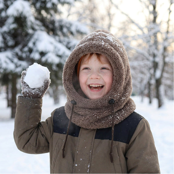CozyNook™ | Kuschelige Winter-Kapuze für Kinder – Wärme und Schutz bei kaltem Wetter