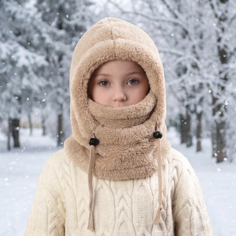 CozyNook™ | Kuschelige Winter-Kapuze für Kinder – Wärme und Schutz bei kaltem Wetter