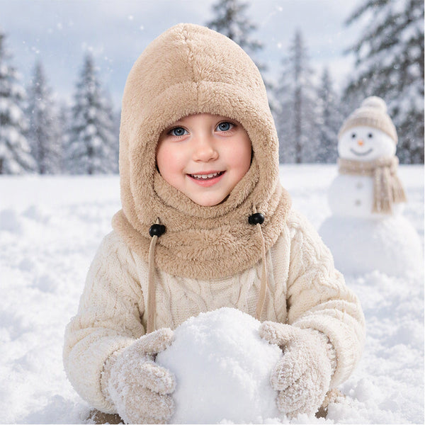 CozyNook™ | Kuschelige Winter-Kapuze für Kinder – Wärme und Schutz bei kaltem Wetter