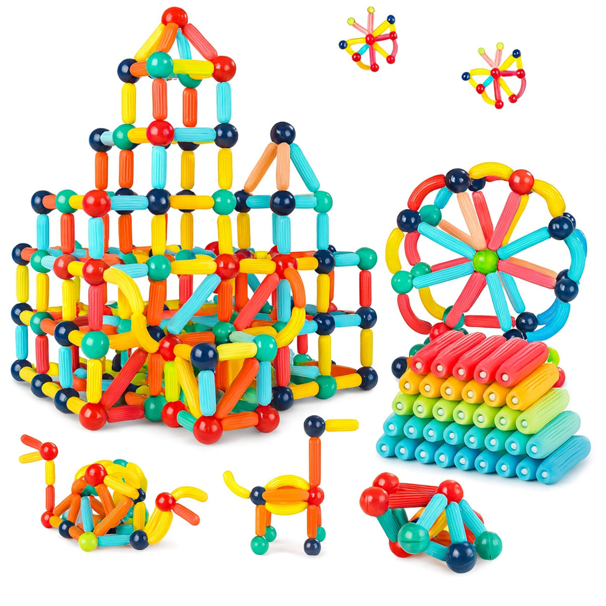 MagniBuild™ Magnetisches Konstruktionsspiel | Kreatives Bauen & spielerisches Lernen