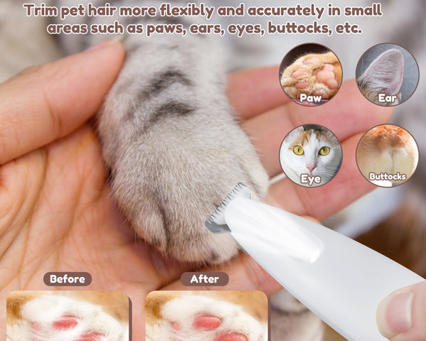 CleanPaws - LED Haustierhaarschneider Pro [Letzter Tag Rabatt]
