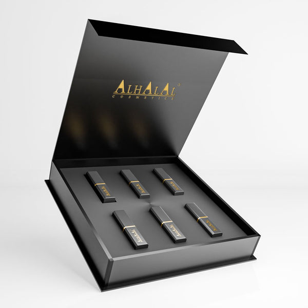 50% Rabatt | Halal Luxus Lippenstift™ | Vegan, alkoholfrei & HMC-zertifiziert – 6er Set!